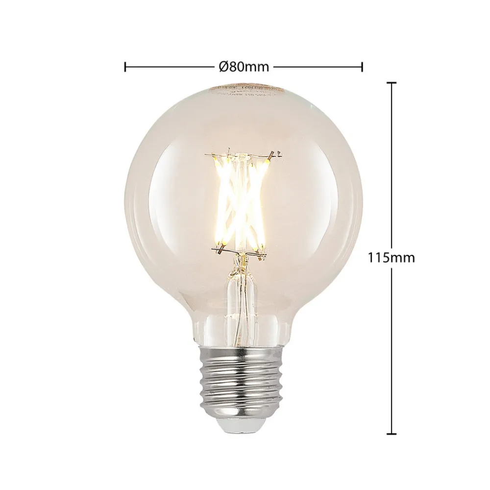 Arcchio LED E27 4W G80 2 700 K filament dimbar klar 2stk Clearance