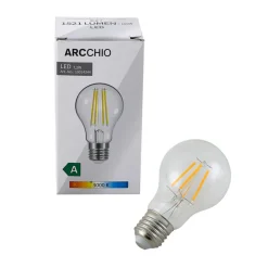 Arcchio LED glødepære, klar, E27, 7,2 W, 3000K, 1521 lm