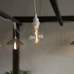 STAR TRADING LED Globe G95 E27 1W 2 200 K med filament| E27 Pærer|Filament Pærer