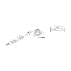 Hera LED innfelt spot Eco SR 68 hvit 3 000 K Ø 8,5 cm aluminium Online