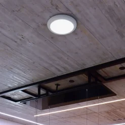 Deko-Light LED innfelt taklampe Zaurak, hvit, rund Ø 30 cm| Downlights