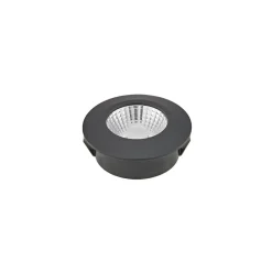 Sigor LED innfelt takspot Diled, Ø 6,7 cm, Dim-To-Warm, svart Online