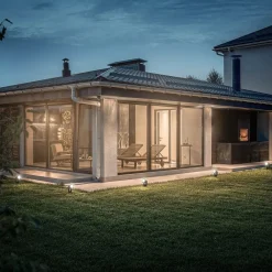 Briloner LED jordspydspotlight 3918035 12V startpakke med 3 stk, svart, Ø 5 cm| Utespotter