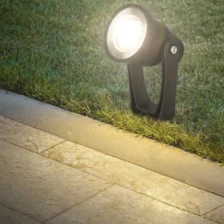 Briloner LED jordspydspotlight 3918035 12V startpakke med 3 stk, svart, Ø 5 cm| Utespotter