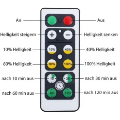 Briloner LED skapbelysning Skap, fjernkontroll, sett med 6 stk| Led-Innendørs