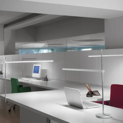 Artemide LED skrivebordslampe Talak Professional, hvit| Kontorbelysning