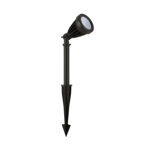 Searchlight LED spot med jordspyd Spikey, svart, metall, 25 cm, IP54| Utespotter