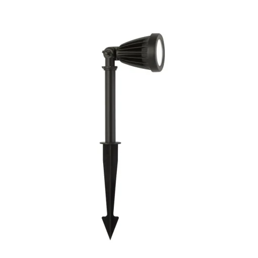 Searchlight LED spot med jordspyd Spikey, svart, metall, 25 cm, IP54| Utespotter