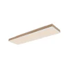 Globo LED taklampe Doro, lengde 80 cm, mørkt tre, tre, CCT New