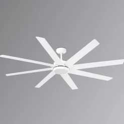 FARO BARCELONA LED takvifte Century i hvitt med åtte vifteblader| Takvifter Med Fjernkontroll|Takvifter Med Lys