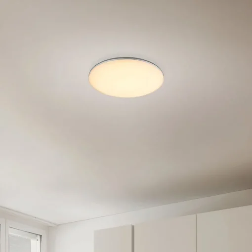 Globo LED utendørs taklampe Dori, Ø 33 cm, hvit, plast, IP54| Taklamper Utendørs