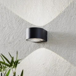 CMD LED utendørs vegglampe 9029 med glasslinser| Kommersiell Utebelysning|Led-Utendørs