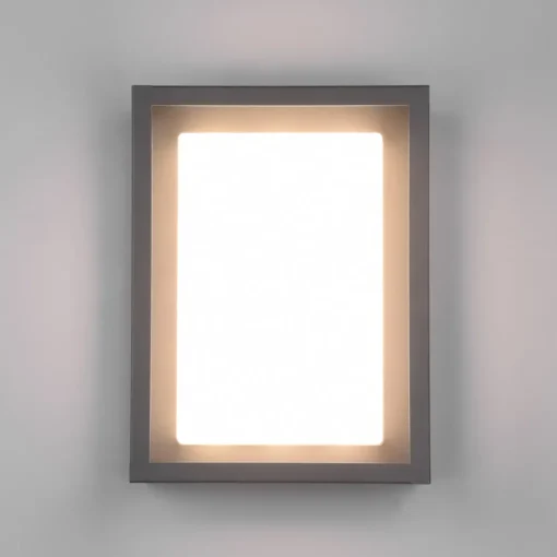 Trio Lighting LED utendørs vegglampe Witham, IP54, CCT, antrasitt Hot