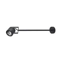 LCD LED utendørs veggspot 5012, svart, aluminium, glass, 68 cm| Led-Utendørs|Utespotter