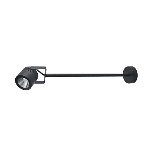 LCD LED utendørs veggspot 5012, svart, aluminium, glass, 68 cm| Led-Utendørs|Utespotter