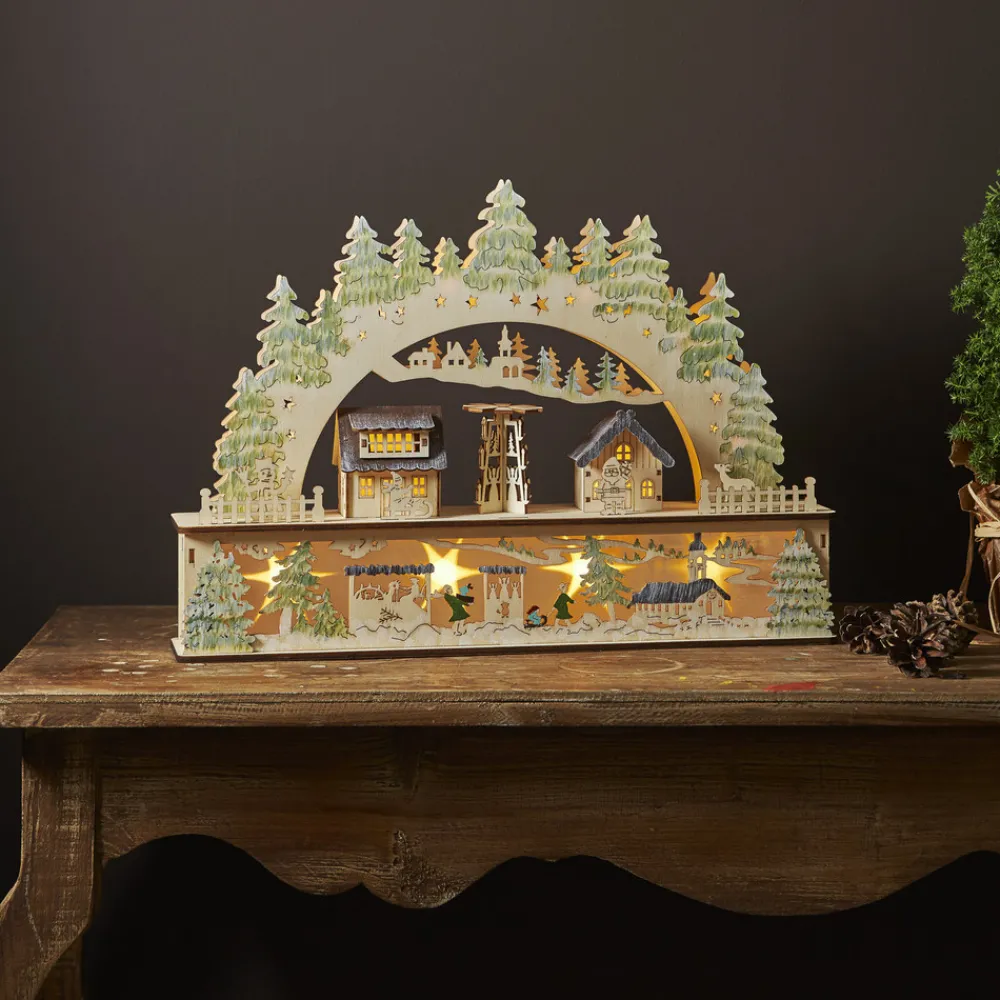 STAR TRADING LED-adventsstake Bamberg Wald, batteri Clearance