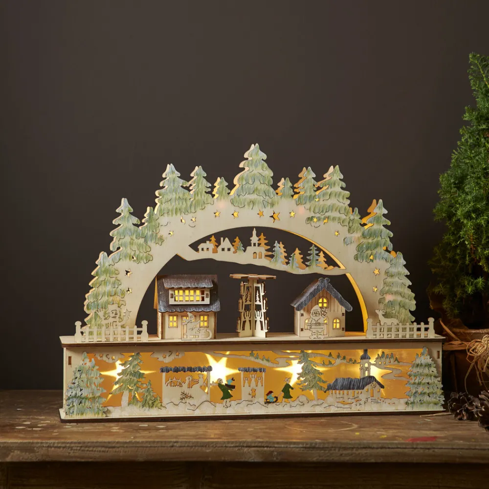 STAR TRADING LED-adventsstake Bamberg Wald, batteri Clearance