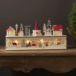 STAR TRADING LED-adventsstake Rosenheim Stadt, batteridrift| Julebelysning|Dekorasjonsbelysning