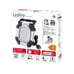 Ledino LED-arbeidslyskaster Allach 60 CCT 2-trinns bryter| Teknisk Lys