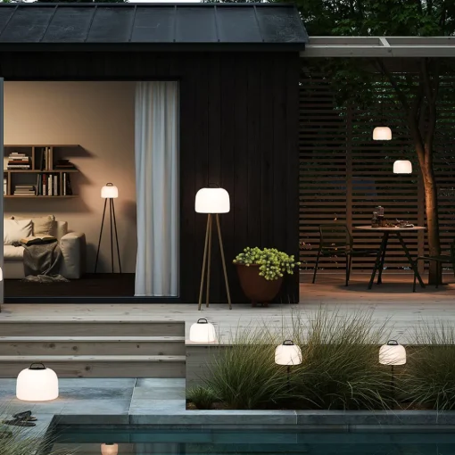 Nordlux LED-bakkepigglampe Vannkoker med skjerm Ø 36 cm Outlet