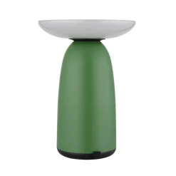 Globo LED-bordlampe 36625, grønn, metall, 23 cm, dimbar| Terrassebelysning|Solcellelamper