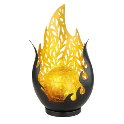 Globo LED-bordlampe 36534, svart, gull, metall, glass Online