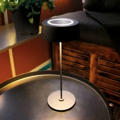 Eco-Light LED-bordlampe Cocktail, batteri dimbar, svart Best