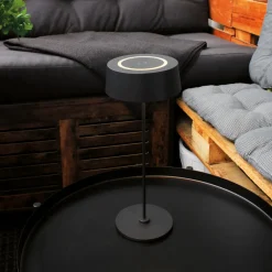 Eco-Light LED-bordlampe Cocktail, batteri dimbar, svart Best