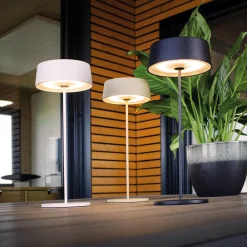 Eco-Light LED-bordlampe Cocktail, batteri dimbar, svart Best