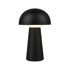 Reality Leuchten LED-bordlampe Lennon IP44 batteri, touch-dim svart New