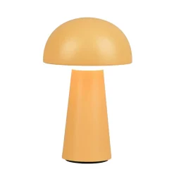 Reality Leuchten LED-bordlampe Lennon IP44, batteri, touchdim, gul Discount