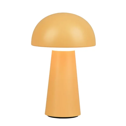 Reality Leuchten LED-bordlampe Lennon IP44, batteri, touchdim, gul Discount