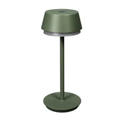 Konstsmide LED-bordlampe Lyon, grønn/grå, IP54, dimmer, CCT, RGB New