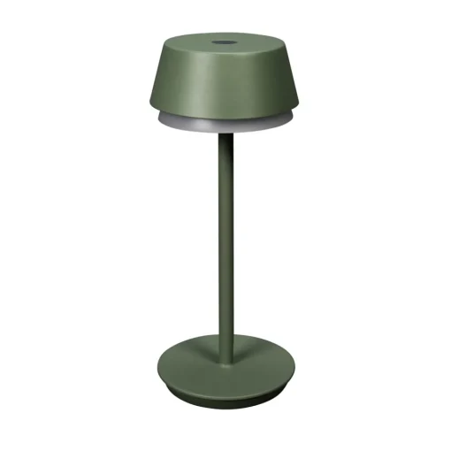 Konstsmide LED-bordlampe Lyon, grønn/grå, IP54, dimmer, CCT, RGB New