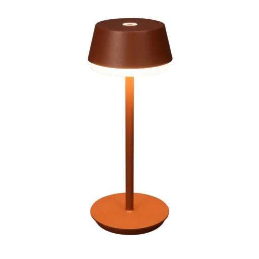 Konstsmide LED-bordlampe Lyon, terrakotta, IP54, dimmer, CCT, RGB Clearance