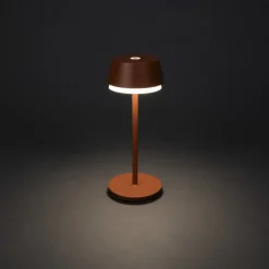 Konstsmide LED-bordlampe Lyon, terrakotta, IP54, dimmer, CCT, RGB Clearance