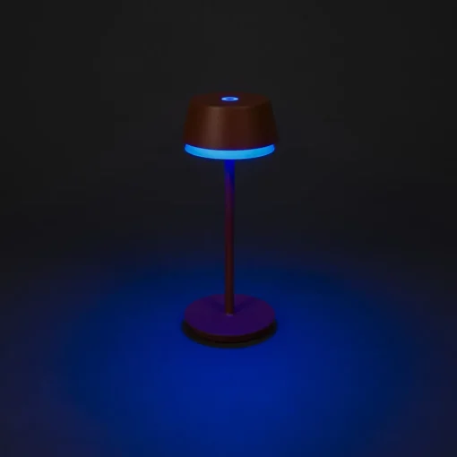 Konstsmide LED-bordlampe Lyon, terrakotta, IP54, dimmer, CCT, RGB Clearance
