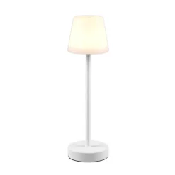 Reality Leuchten LED-bordlampe Martinez, dimmer og CCT, hvit| Terrassebelysning