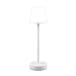 Reality Leuchten LED-bordlampe Martinez, dimmer og CCT, hvit| Terrassebelysning