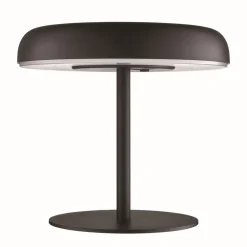 Nordlux LED-bordlampe med solcellepanel og batteri Elmer, svart, metall, IP44| Solcellelamper
