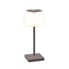 Reality Leuchten LED-bordlampe Sanchez, RGBW og dimmer, antrasitt| Terrassebelysning