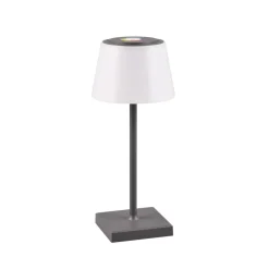 Reality Leuchten LED-bordlampe Sanchez, RGBW og dimmer, antrasitt| Terrassebelysning