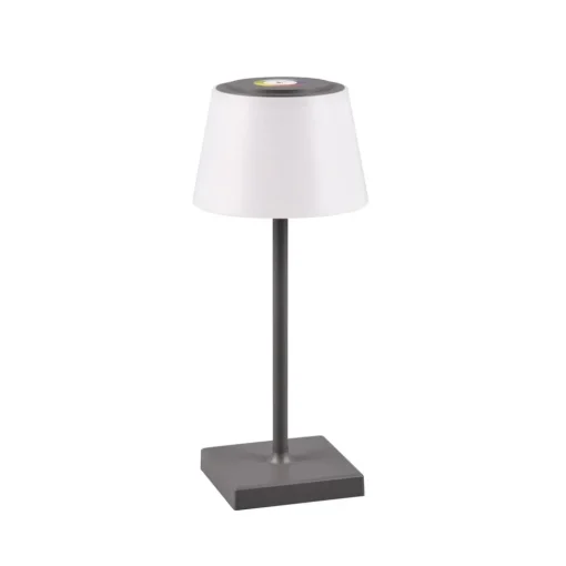 Reality Leuchten LED-bordlampe Sanchez, RGBW og dimmer, antrasitt| Terrassebelysning