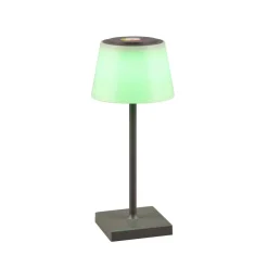 Reality Leuchten LED-bordlampe Sanchez, RGBW og dimmer, antrasitt| Terrassebelysning