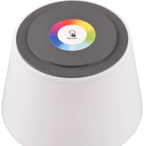 Reality Leuchten LED-bordlampe Sanchez, RGBW og dimmer, antrasitt| Terrassebelysning