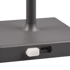 Reality Leuchten LED-bordlampe Sanchez, RGBW og dimmer, antrasitt| Terrassebelysning