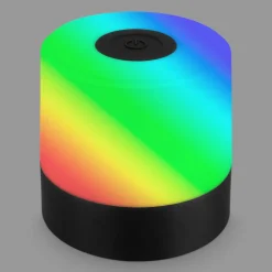 Briloner LED-bordlampe Smal, svart, RGBW, plast, 7 cm| Dekorasjonsbelysning|Bordlamper