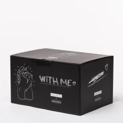 SELETTI LED-bordlampe With Me av porselen, hvit Clearance