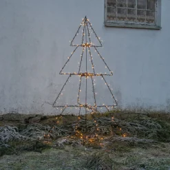 STAR TRADING LED-dekorasjon til utendørs bruk Light Tree Foldy, høyde 170 cm New