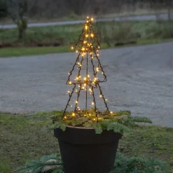 STAR TRADING LED-dekorasjon til utendørs bruk Light Tree Foldy, høyde 50 cm Sale